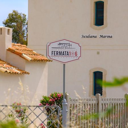 B&B Fermata 106 Da Carolina 锡库利亚纳马里纳 外观 照片